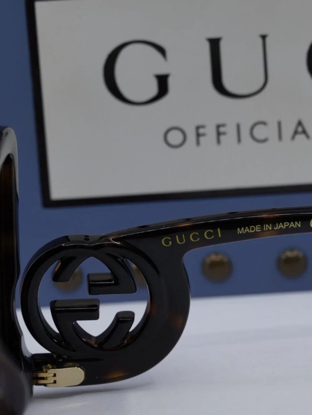 Gucci GG1326S 007 Women Square Sunglasses - Dark Havana / Brown Mirror